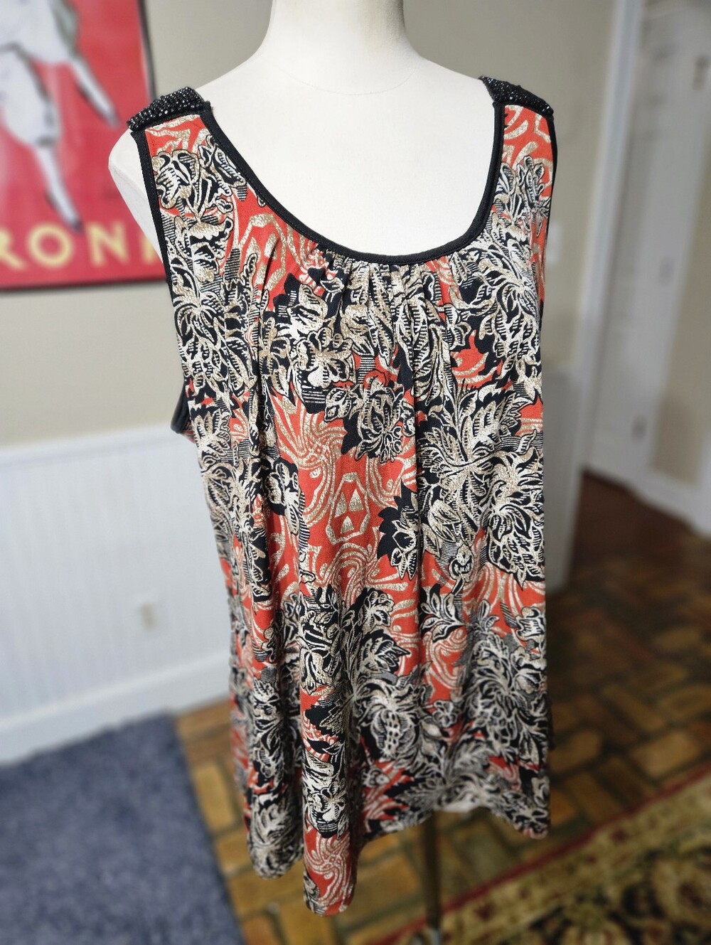 Judith Boho Sleeveless Top 3X
